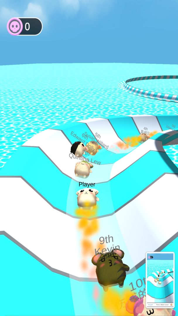 Hamster aquapark  free screenshot game