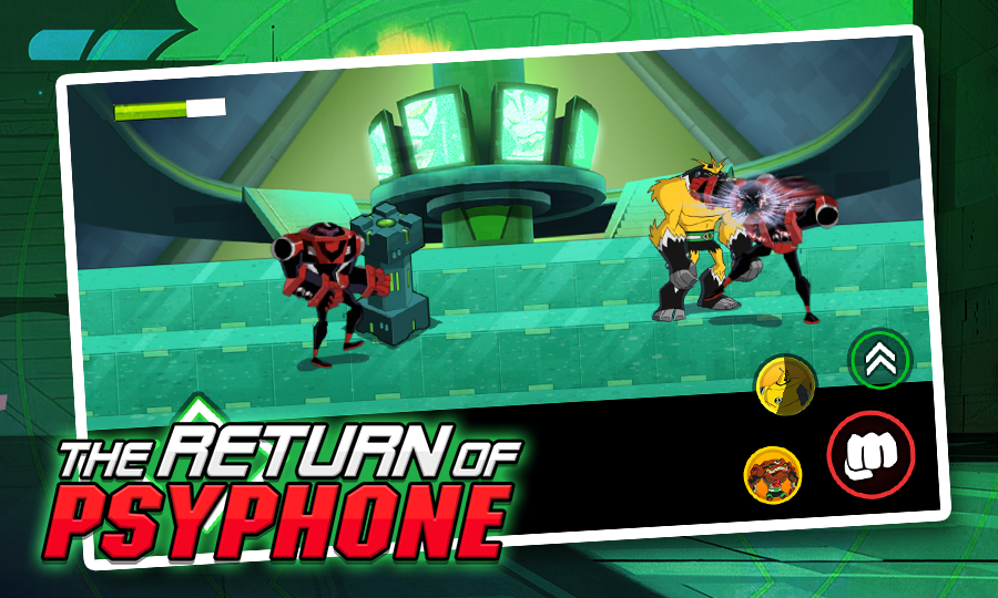 Return of Psyphon Alien - Ben Alien Fighting ภาพหน้าจอเกม