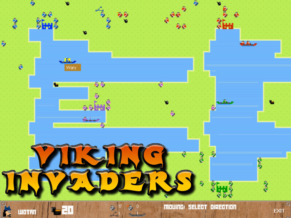 Viking Invaders Game Screenshot