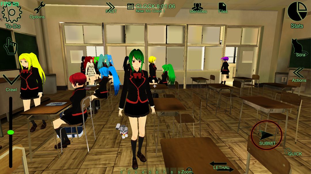 Schoolgirl Supervisor WildLife screenshot game