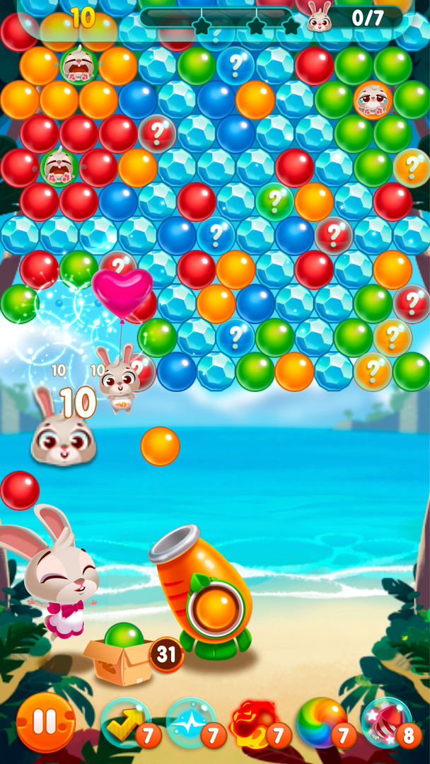 Bunny Pop screenshot game