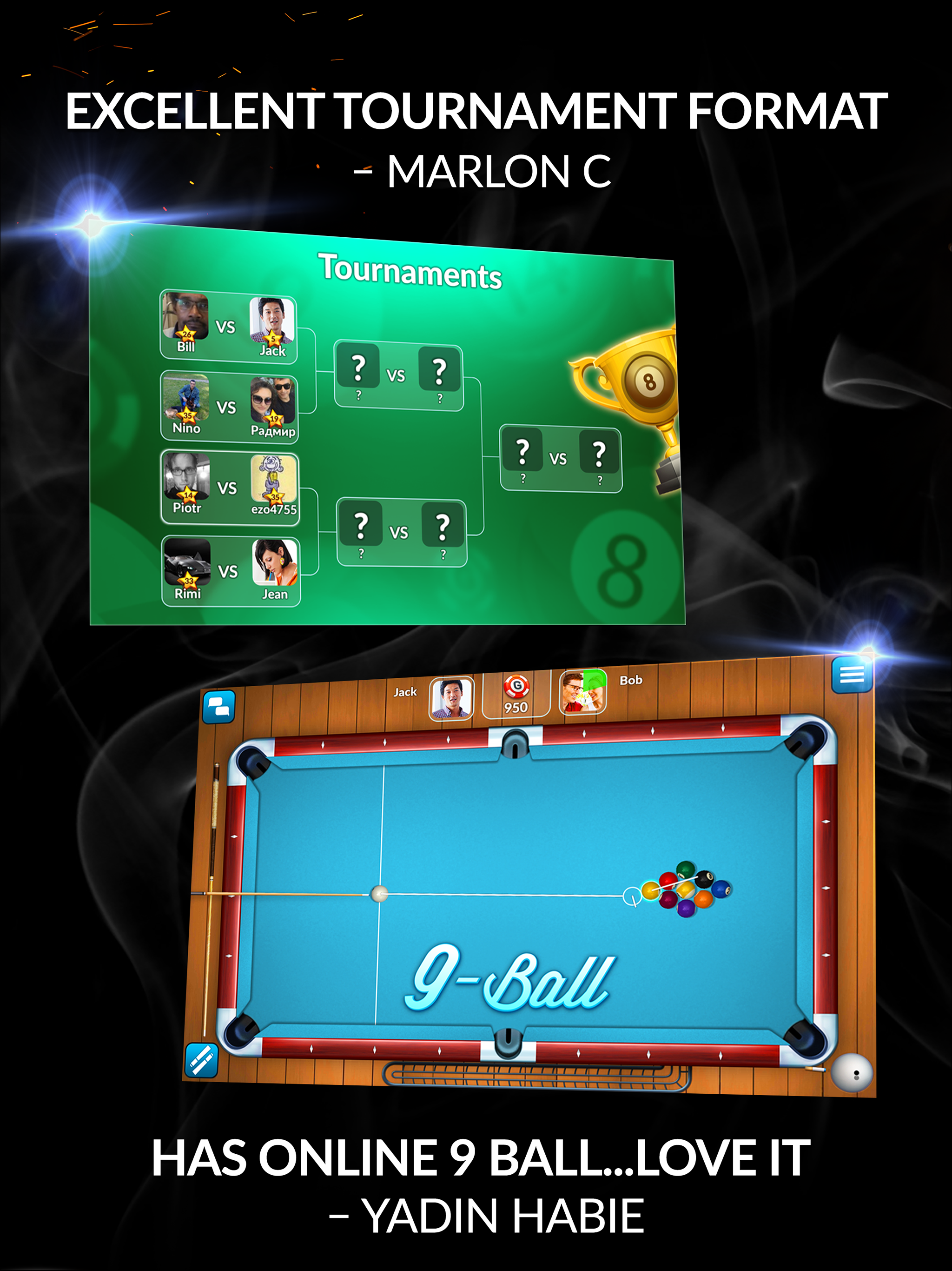 Pool Live Pro: 8-Ball 9-Ball ภาพหน้าจอเกม