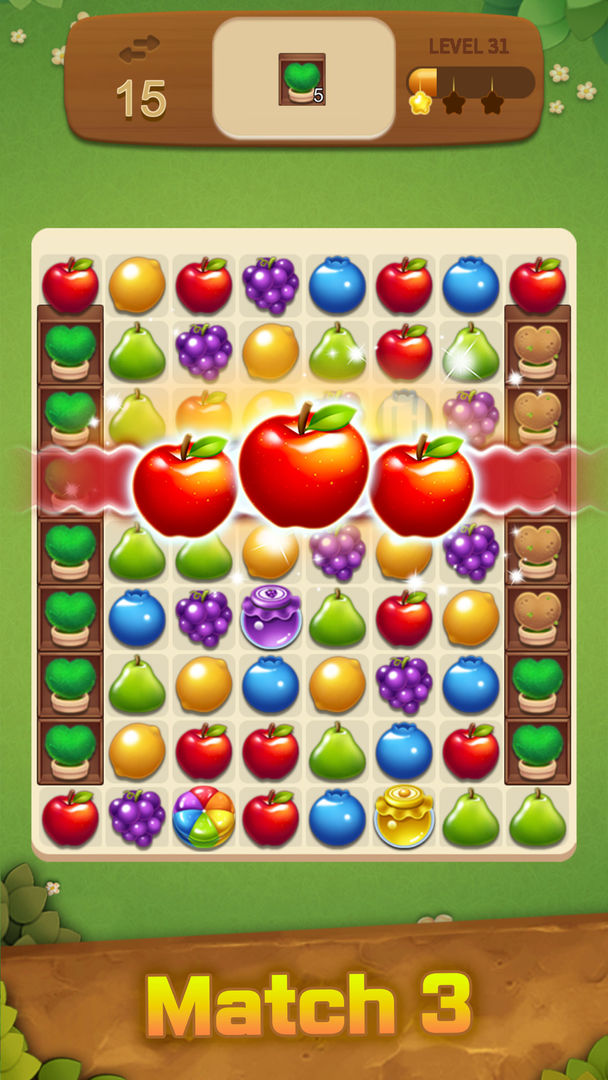水果魔法：甜蜜拼图匹配 screenshot game