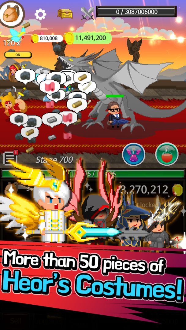 Screenshot of Extreme Job Knight's Assistant