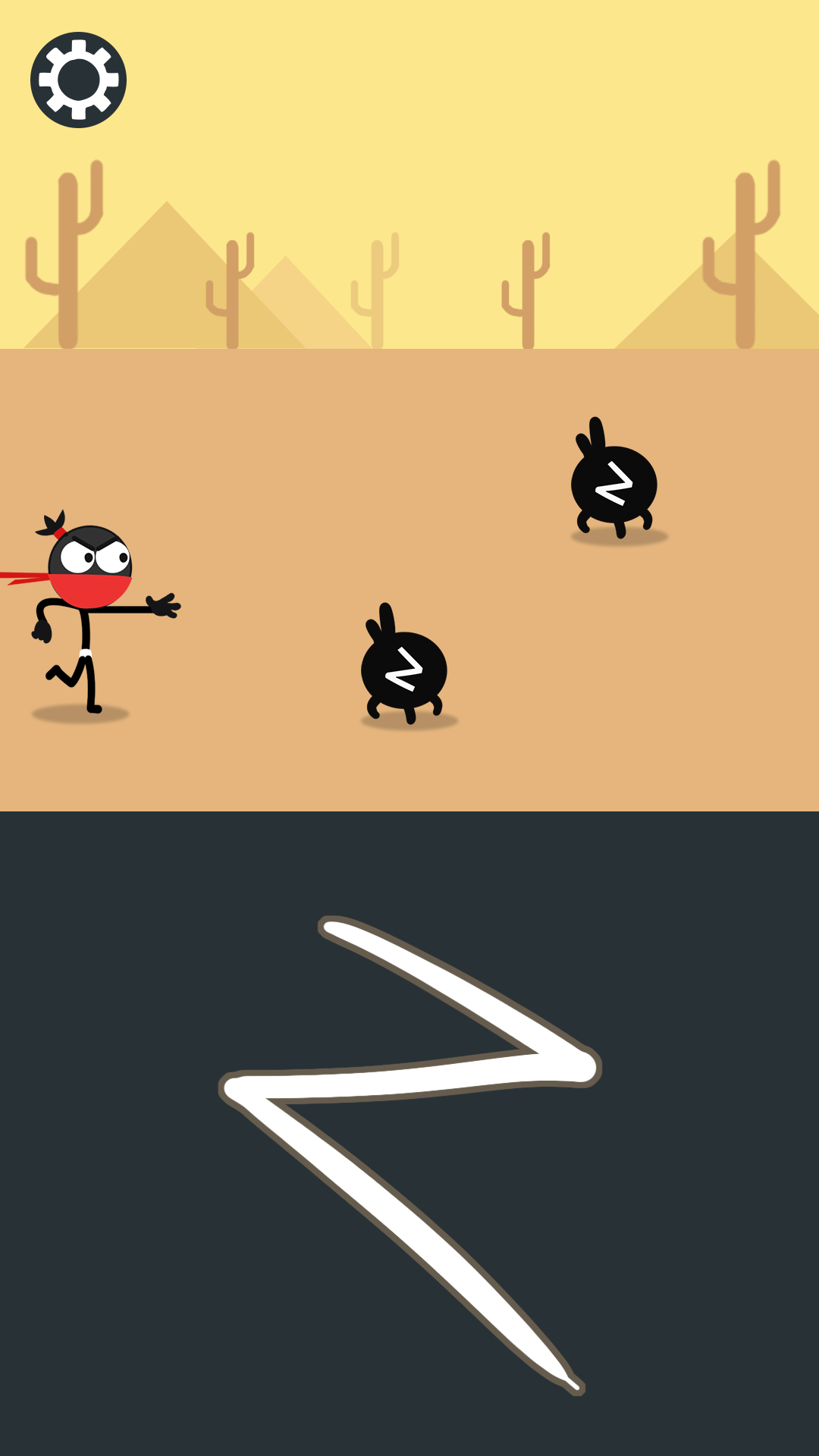 Captura de Tela do Jogo Stick Hero: Draw to smash