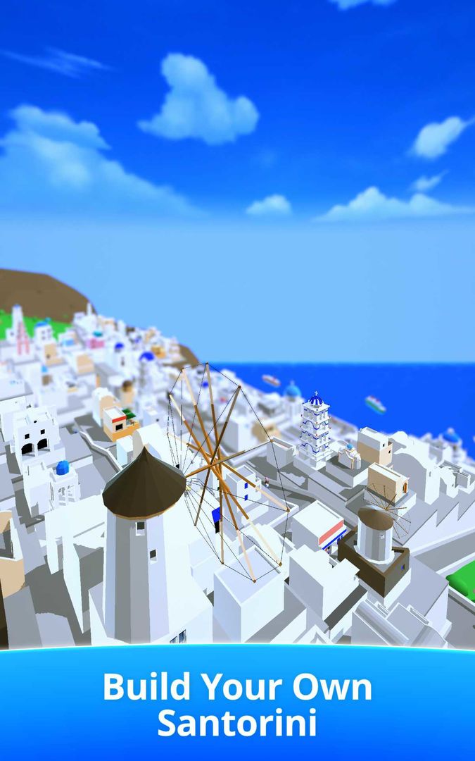 Screenshot of Santorini: Pocket Game