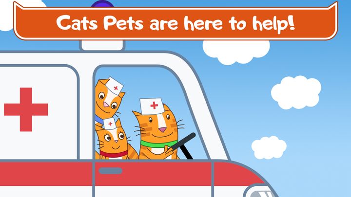 Screenshot 1 of Cats Pets Animal Doctor Games for Kids! Pet doctor 