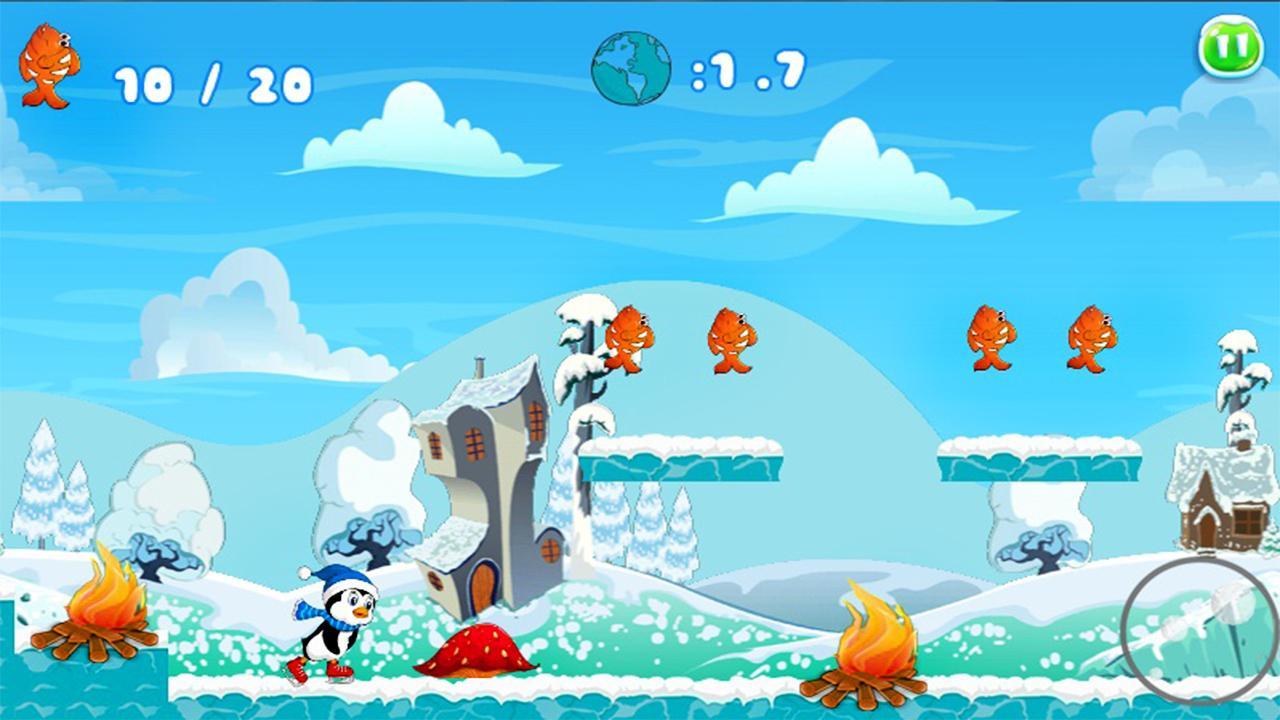 Penguin Skater Run ภาพหน้าจอเกม