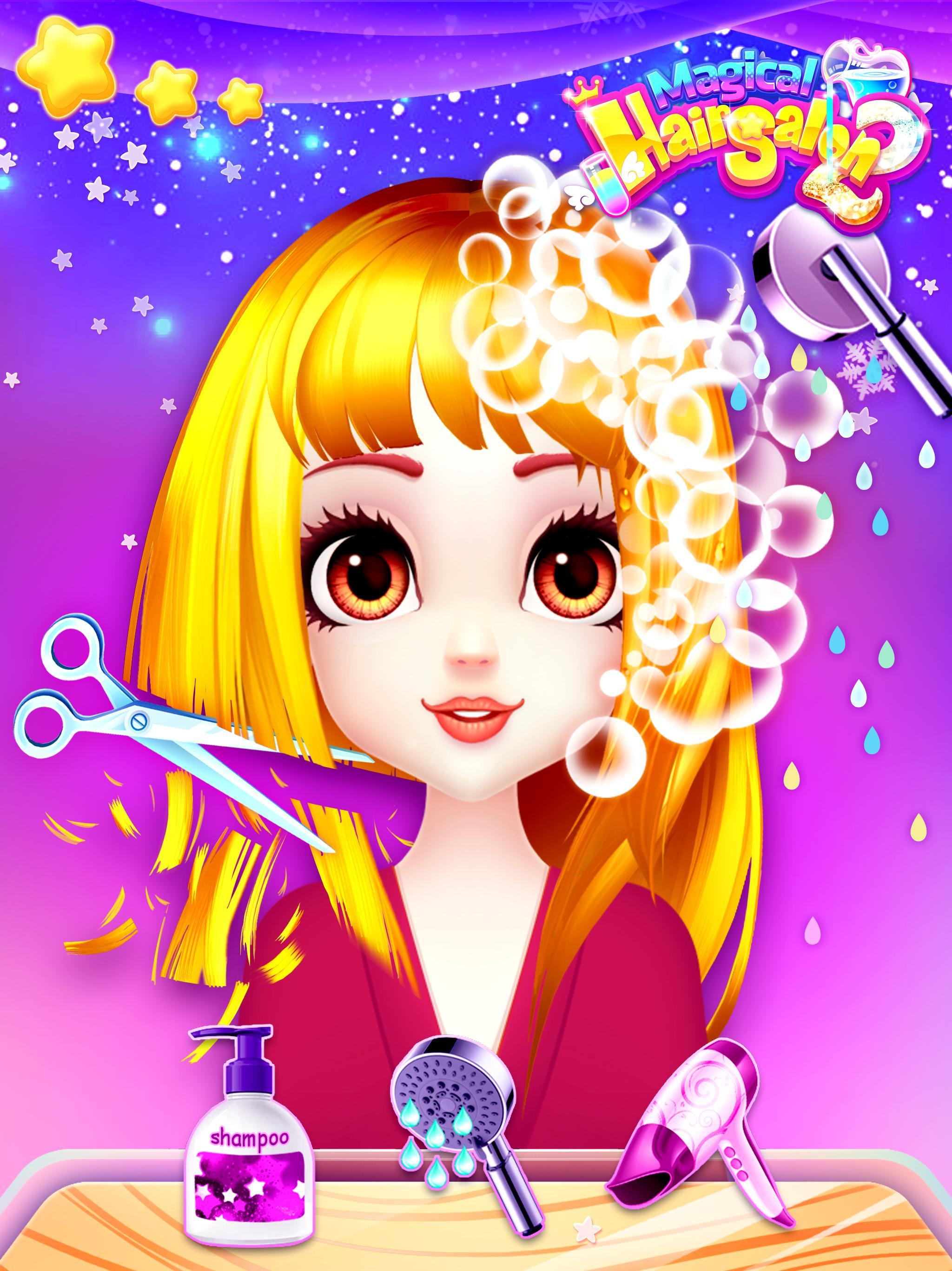 Fashion Hair Salon Games Game Screenshot