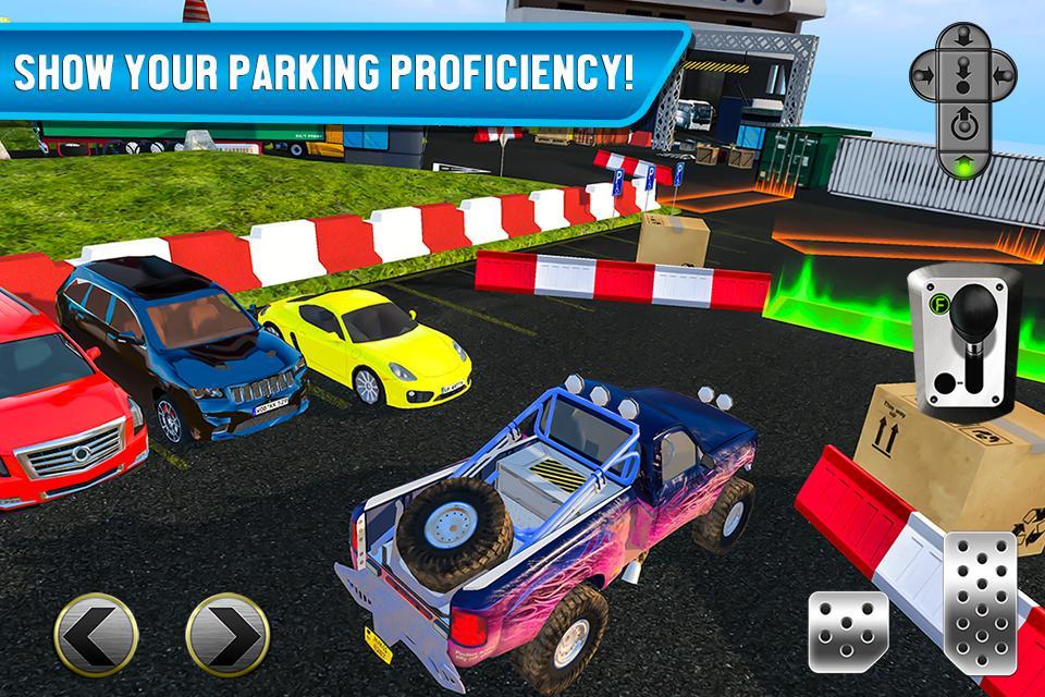 Screenshot of Ferry Port Trucker Parking Sim