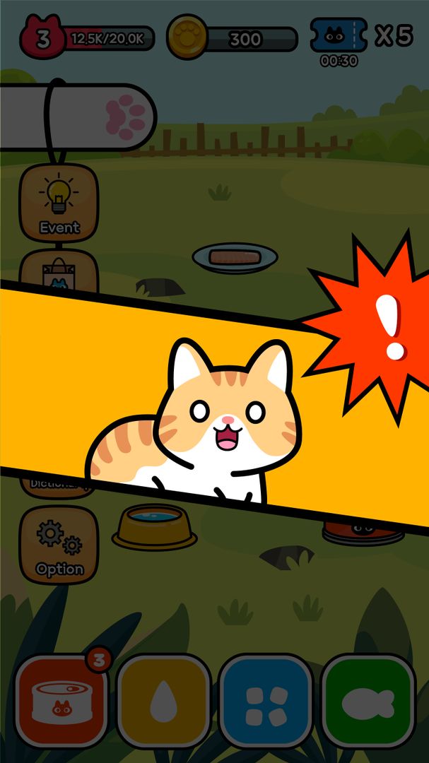Taming a stray cat screenshot game