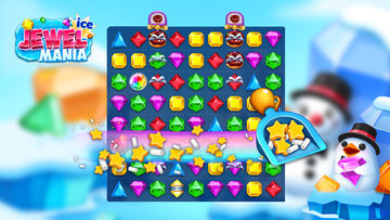 Jewel Ice Mania:Match 3 Puzzle Game Screenshot