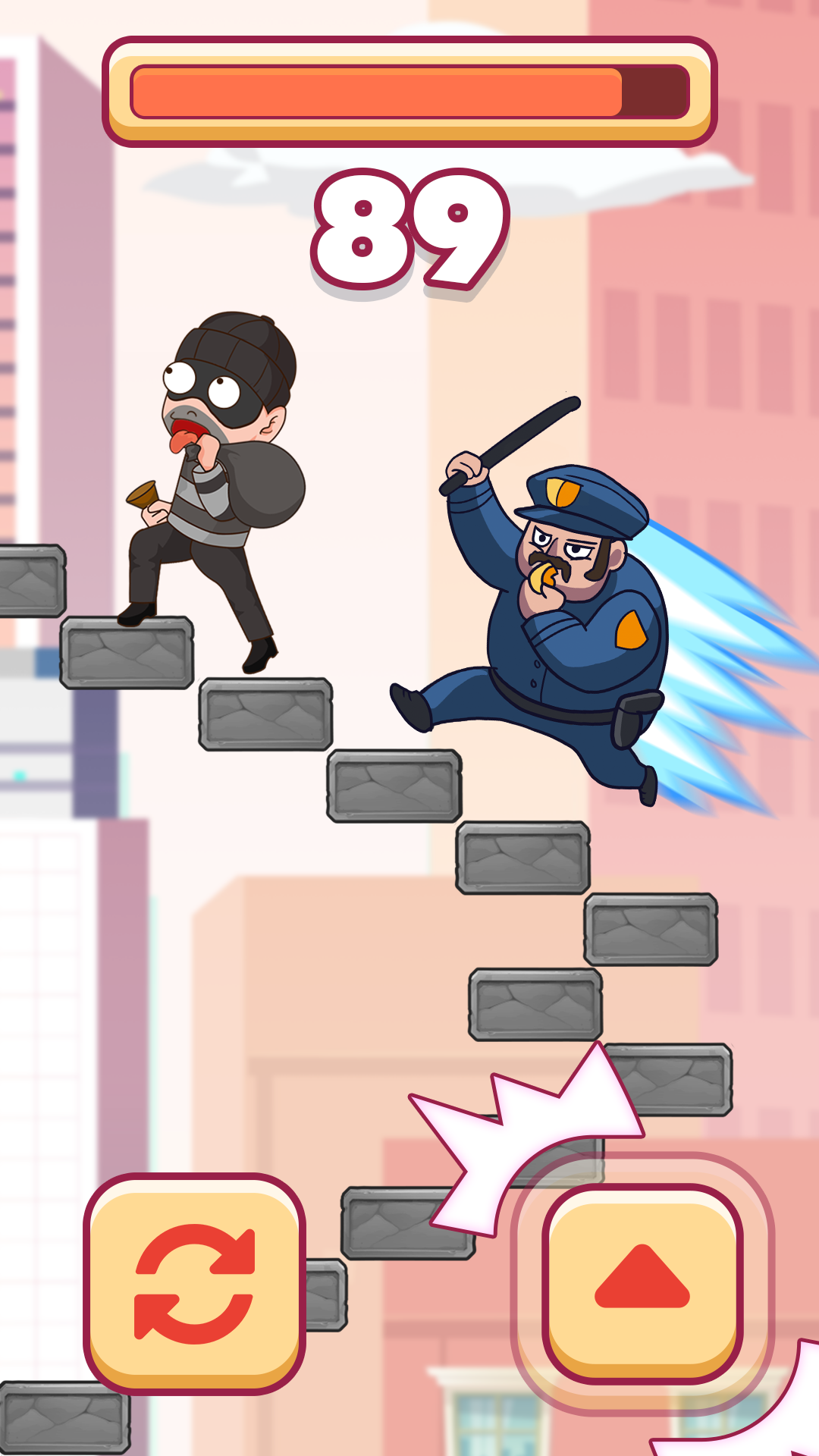 Endless Climb: Stair Run Game Screenshot