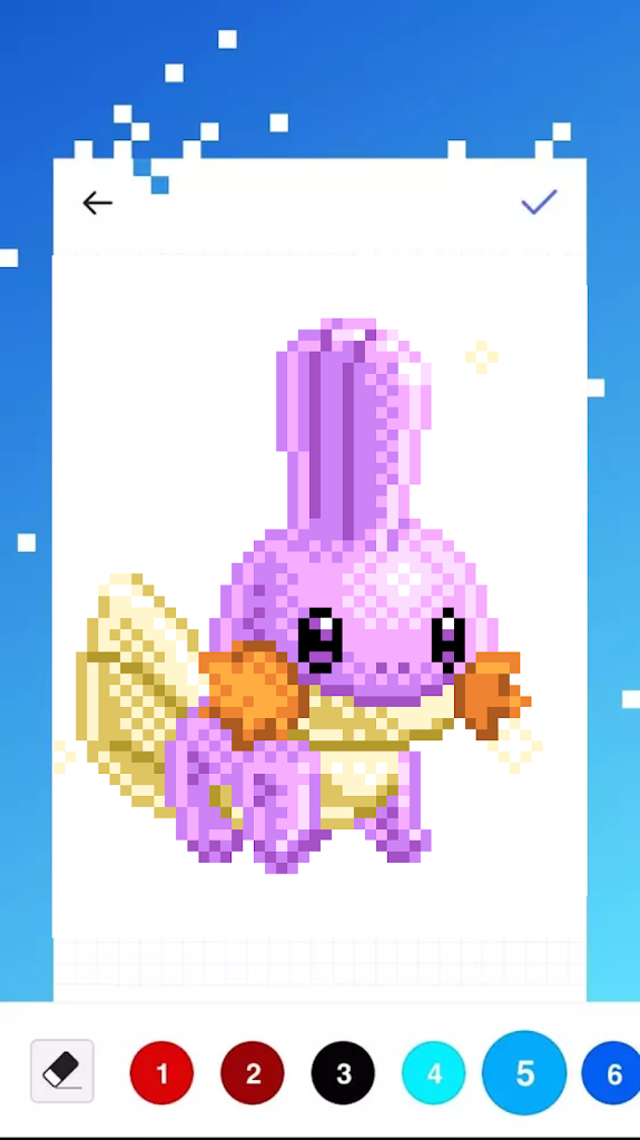 Pokepix Color By Number Game Screenshot