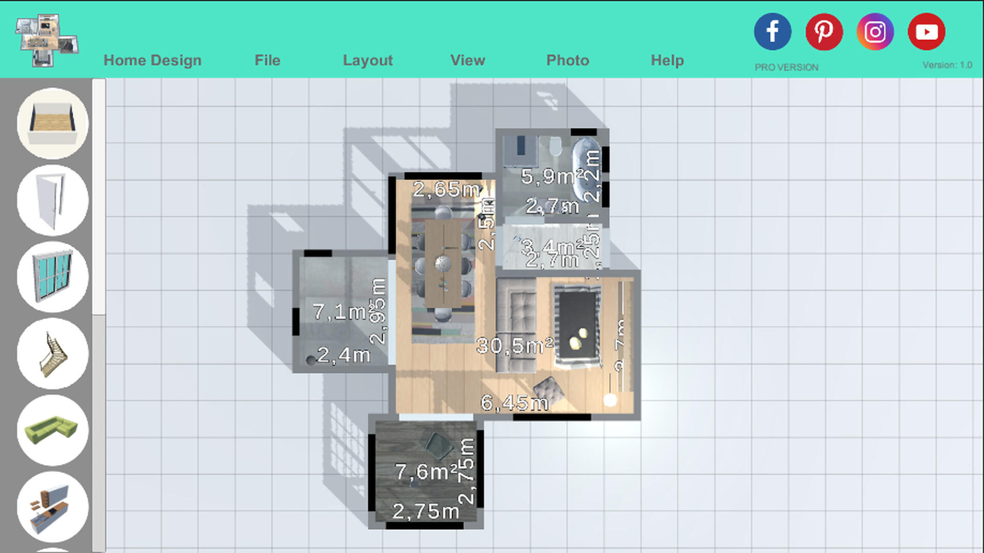 Home Design | Floor Plan ภาพหน้าจอเกม