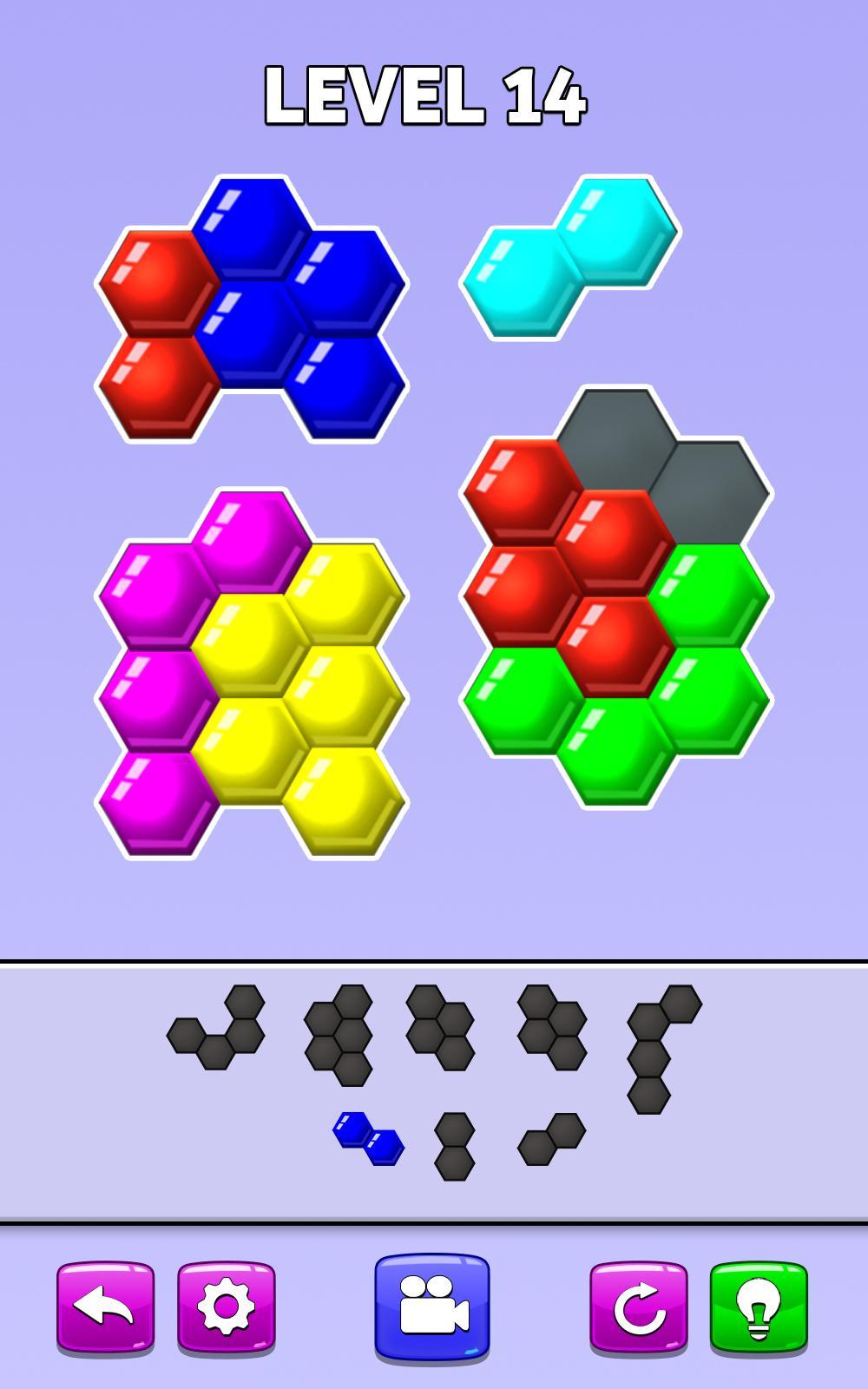 Color Match Puzzle - Fill the Hexa Board ภาพหน้าจอเกม