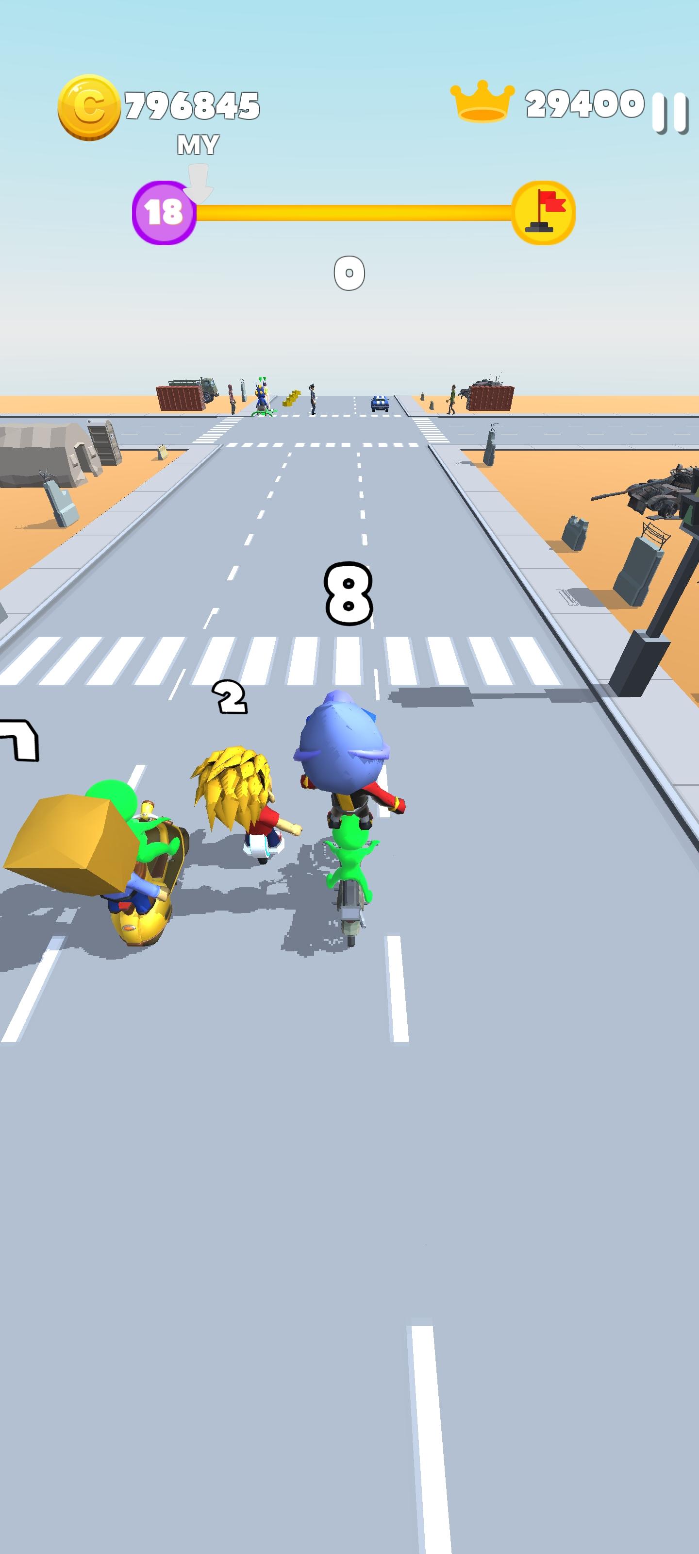 Idle Scooter Riders Game Screenshot