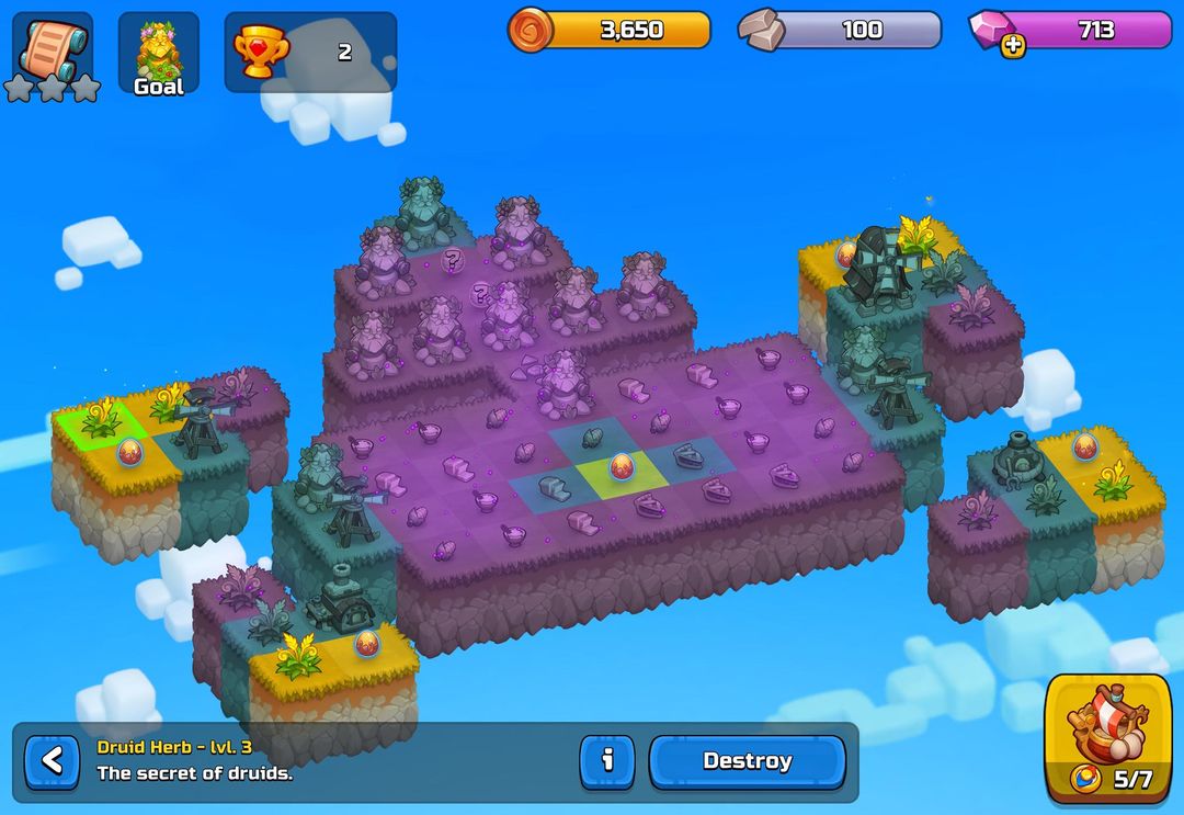 World Above: Merge games Puzzle Dragon screenshot game