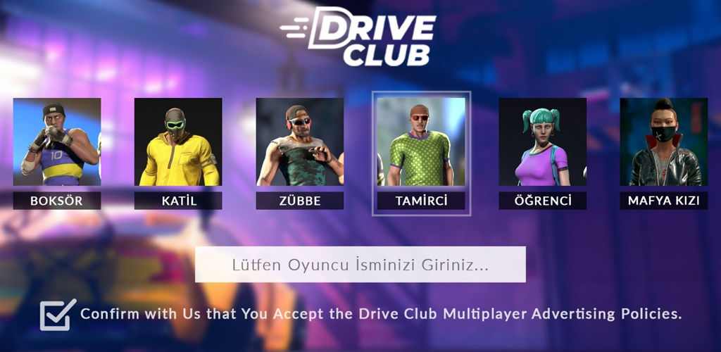 Drive Club: เกมจำลองรถและที่จอดรถออนไลน์ ภาพหน้าจอเกม