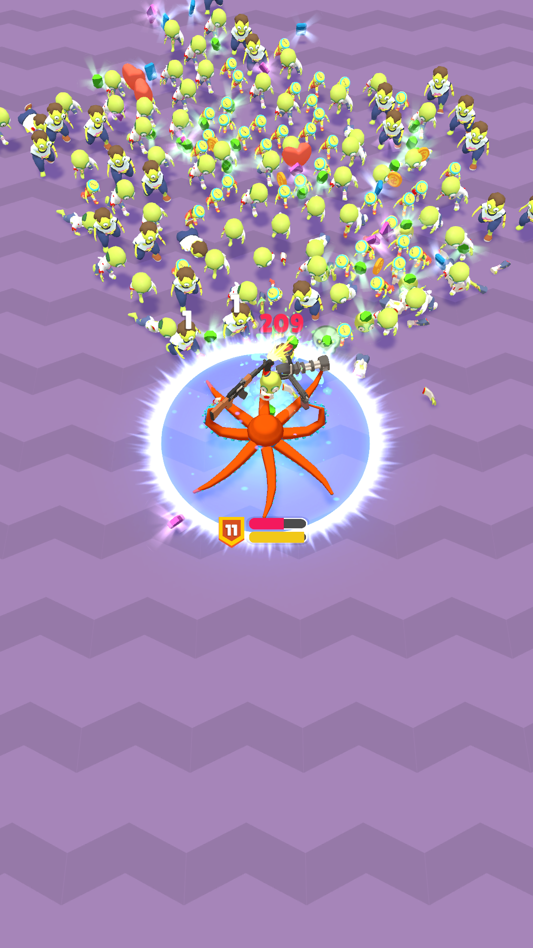 Tentacle Zombie Survival Game Screenshot