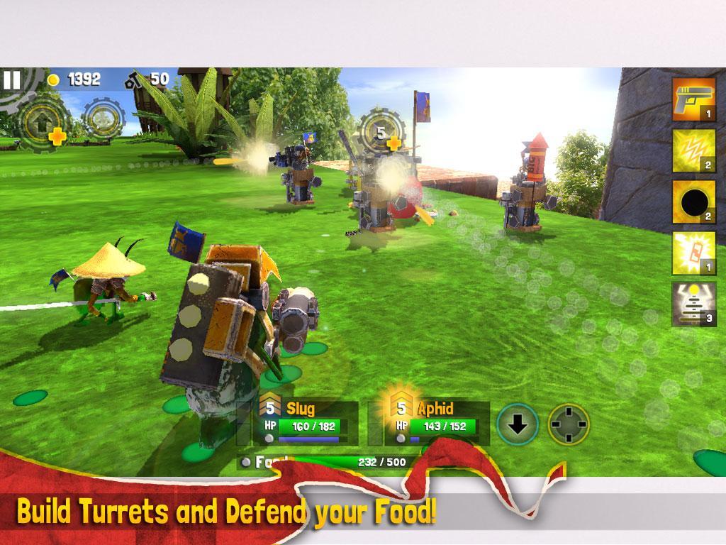 Bug Heroes 2: Premium 게임 스크린 샷