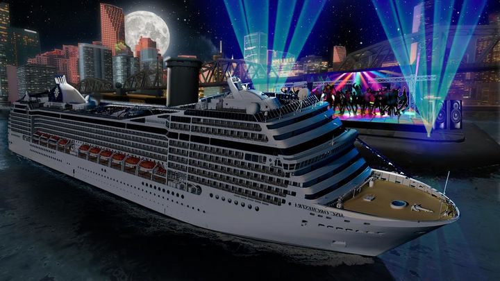 Screenshot 1 of Big Cruise Ship Games Passenger Cargo Simulator 2.5