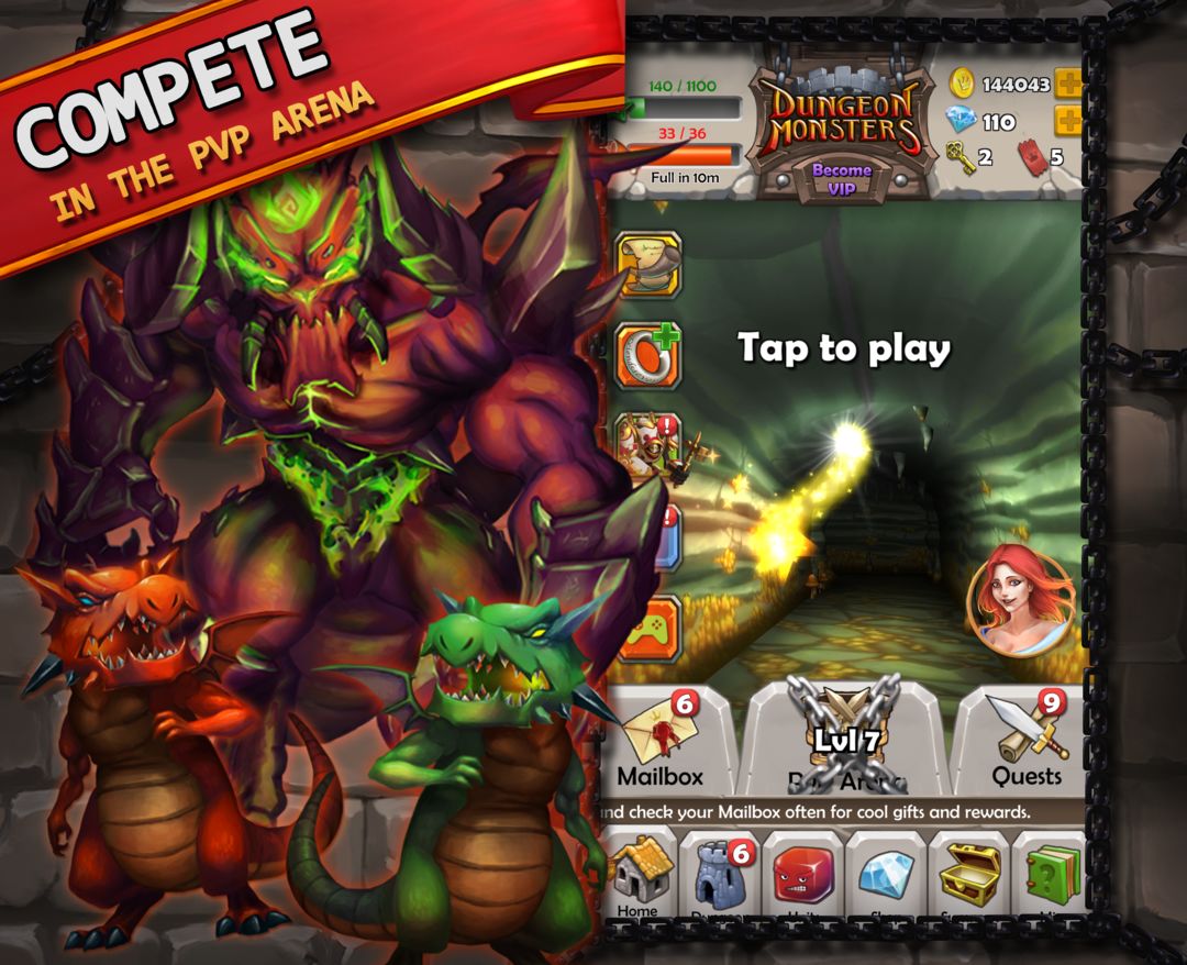 Screenshot of Dungeon Monsters - Action RPG