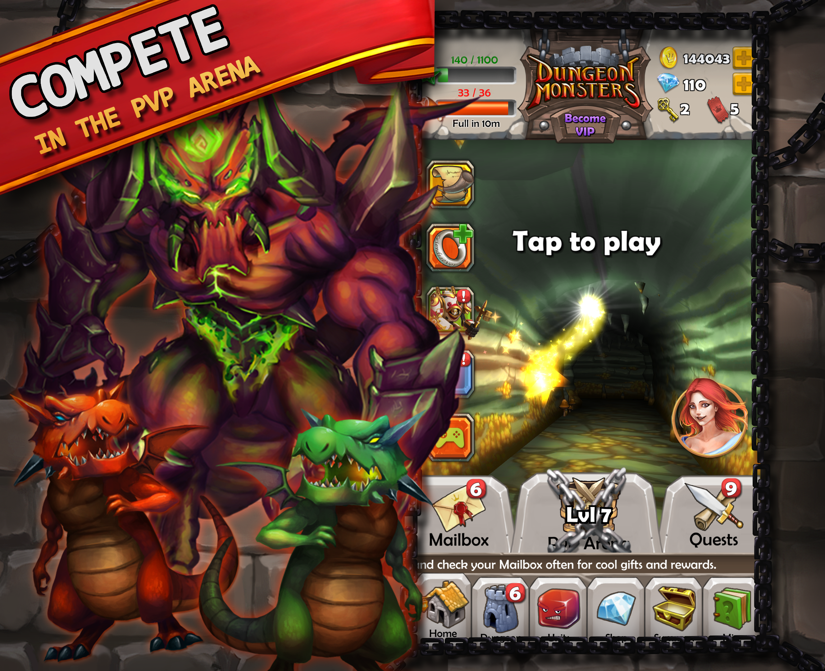 Dungeon Monsters - Action RPG 게임 스크린샷