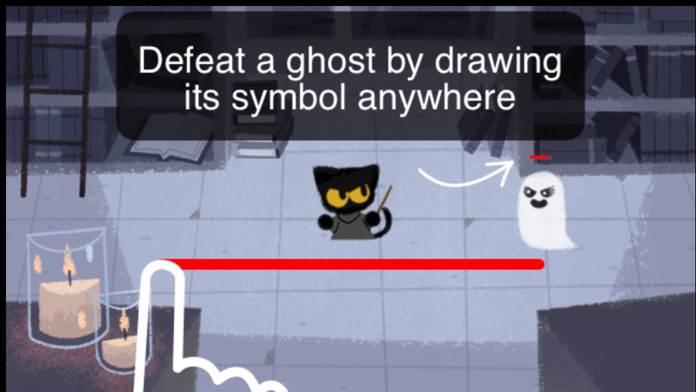 Banner of Doodle Halloween - Ghost Game 