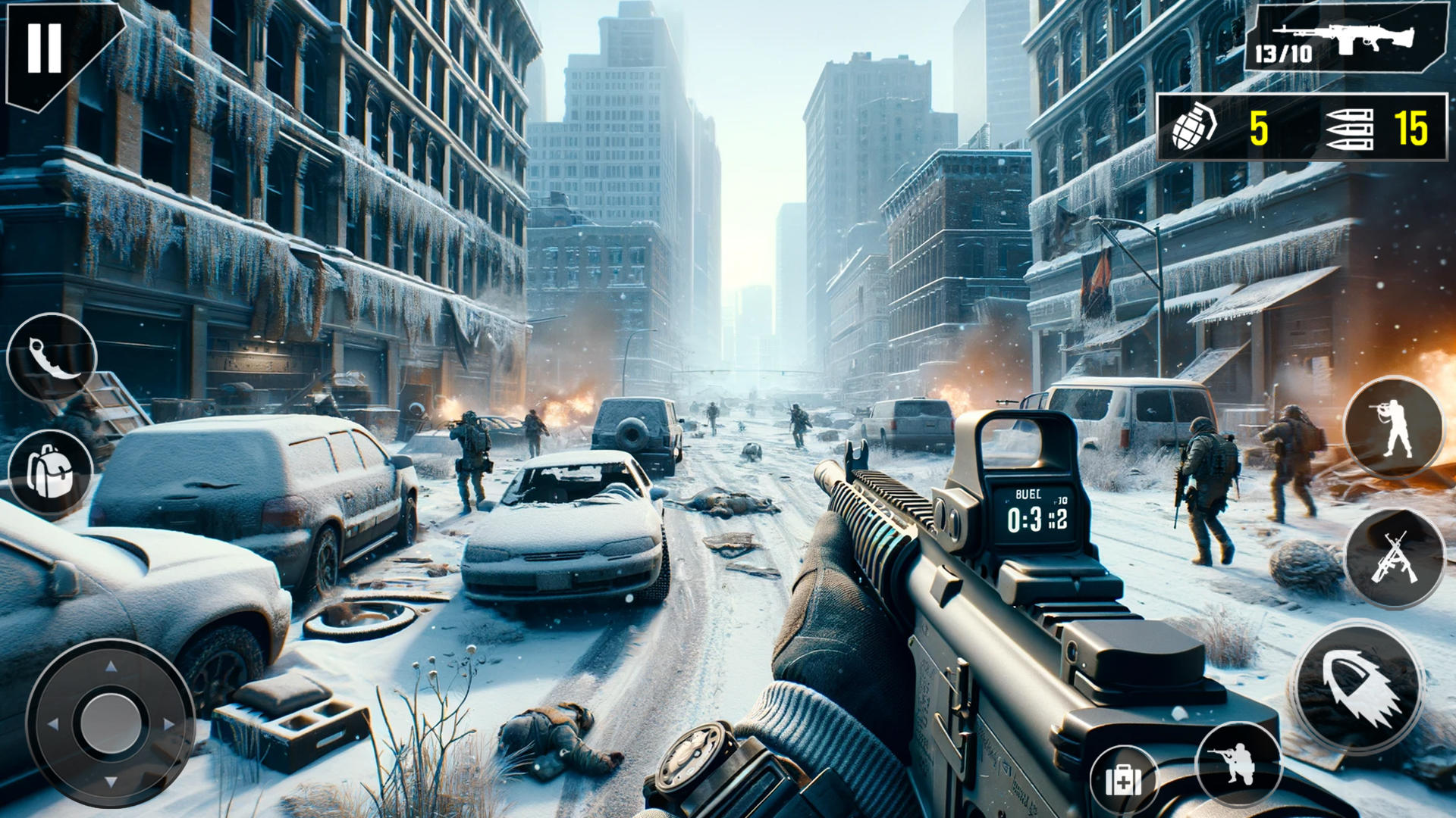 3D 槍戰遊戲 離線第一人稱射擊遊戲 2024遊戲截圖