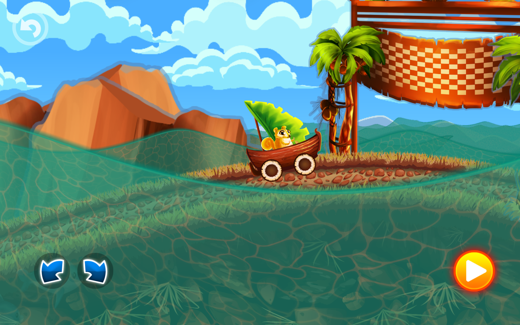 Fun Kid Racing - Madagascar Game Screenshot