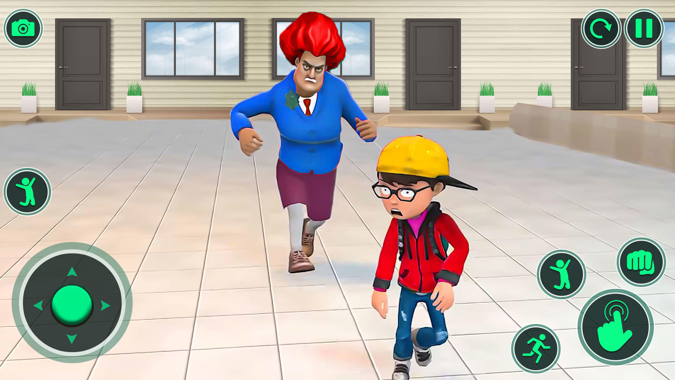 Scary Evil Horror Teacher 3D Game Screenshot