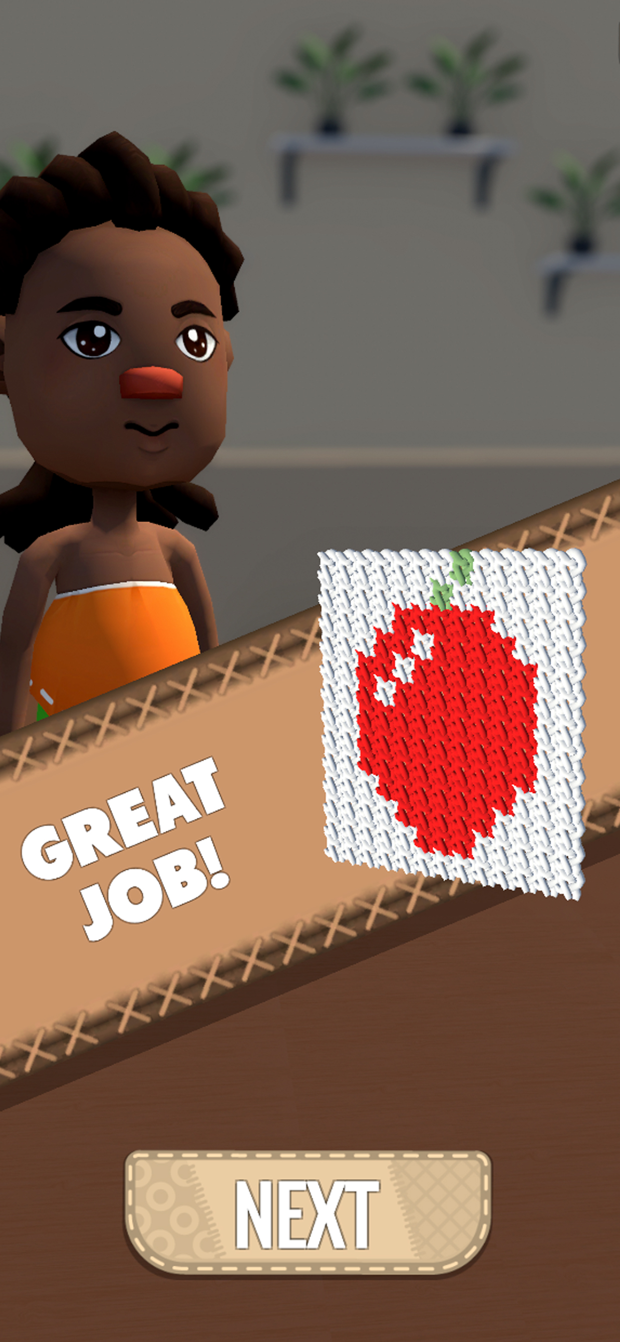 Captura de Tela do Jogo Knitting Shop 3D