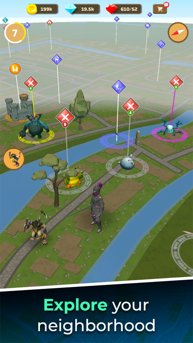 Magic Streets: GPS RPG Go Game遊戲截圖