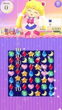 Sailor Moon Drops ภาพหน้าจอเกม