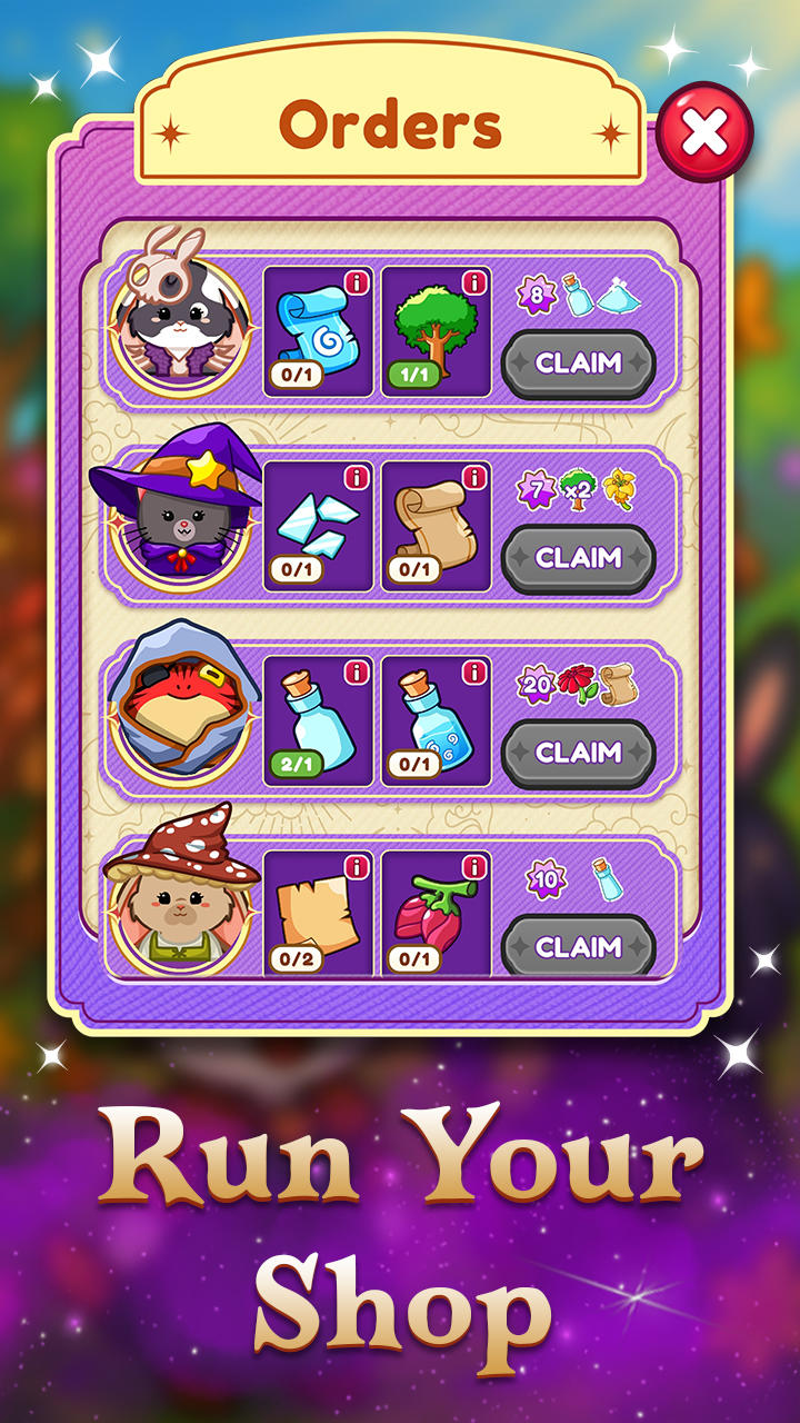 Magic Shop Merge 게임 스크린샷