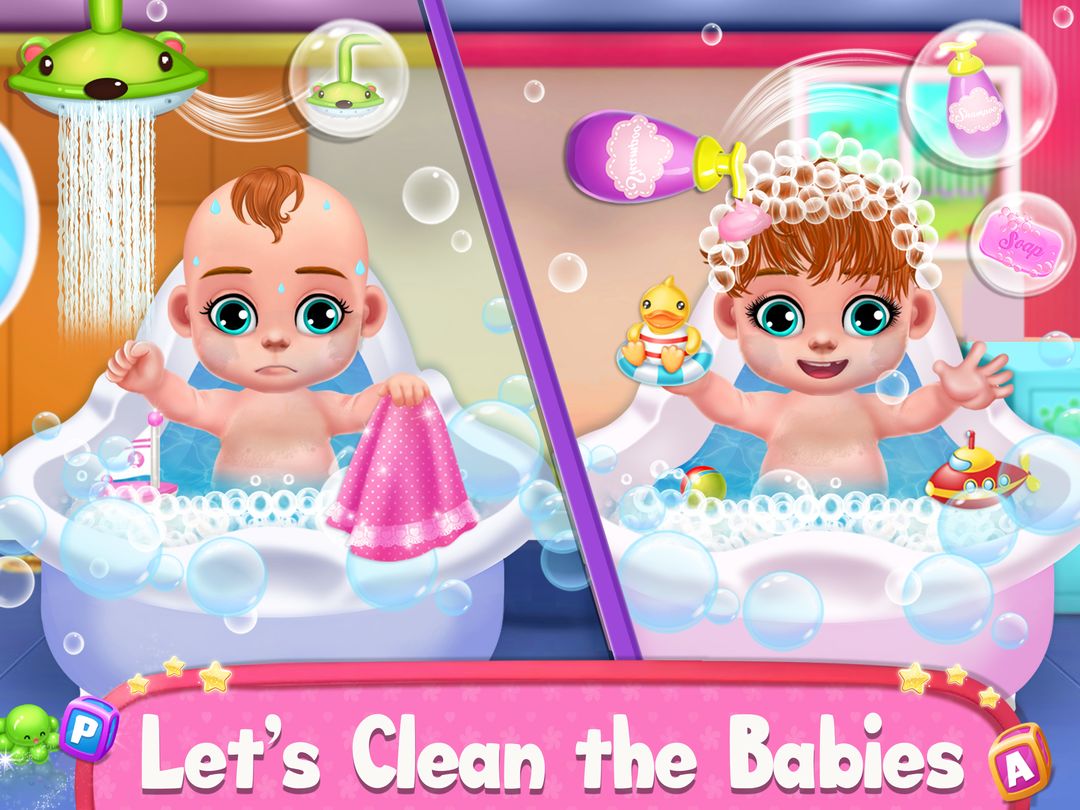 Screenshot of Pregnant Mom & Twin Baby Game