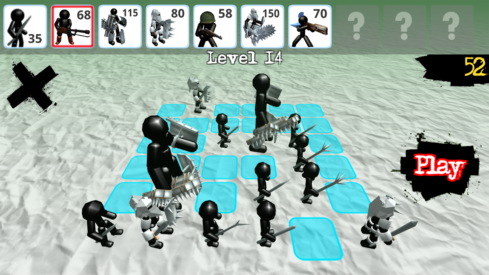 Screenshot 1 of Simulator Stickman: Perang Zombi 1.106