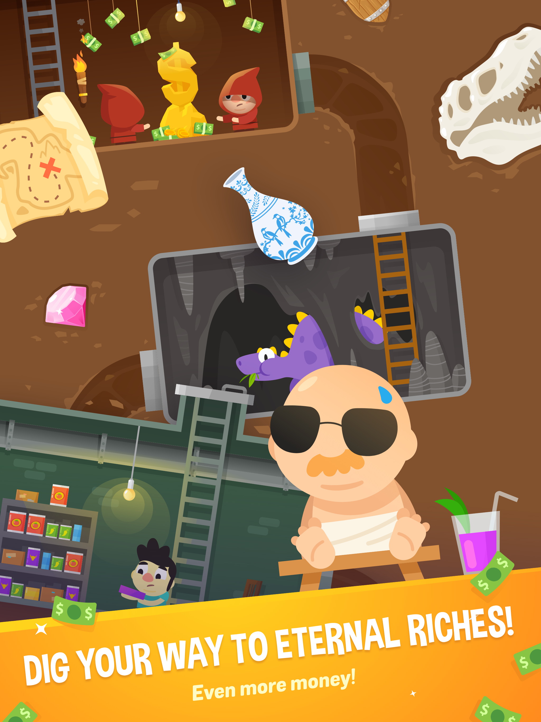Make It Rain The Love of Money Game Screenshot