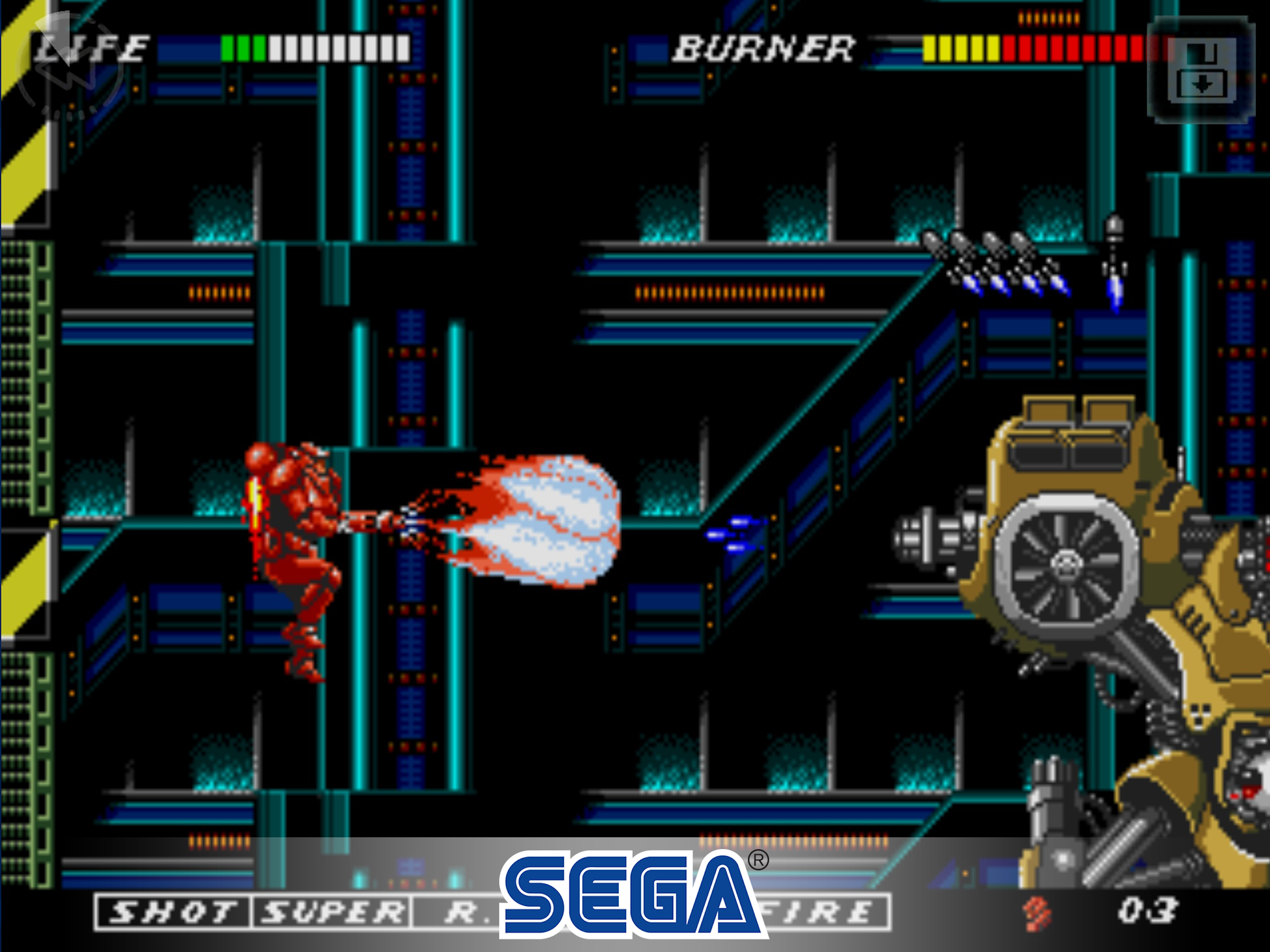 ESWAT City Under Siege Classic Game Screenshot