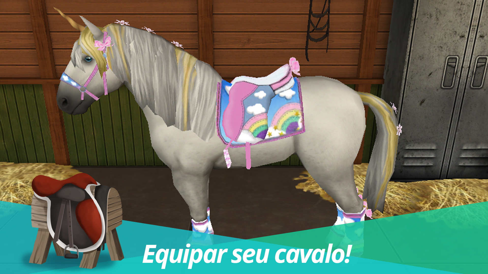Captura de Tela do Jogo Horse World: Cavalo Bonito