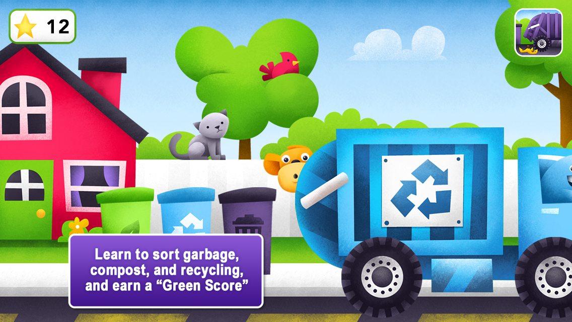 Captura de Tela do Jogo Trucks by Duck Duck Moose