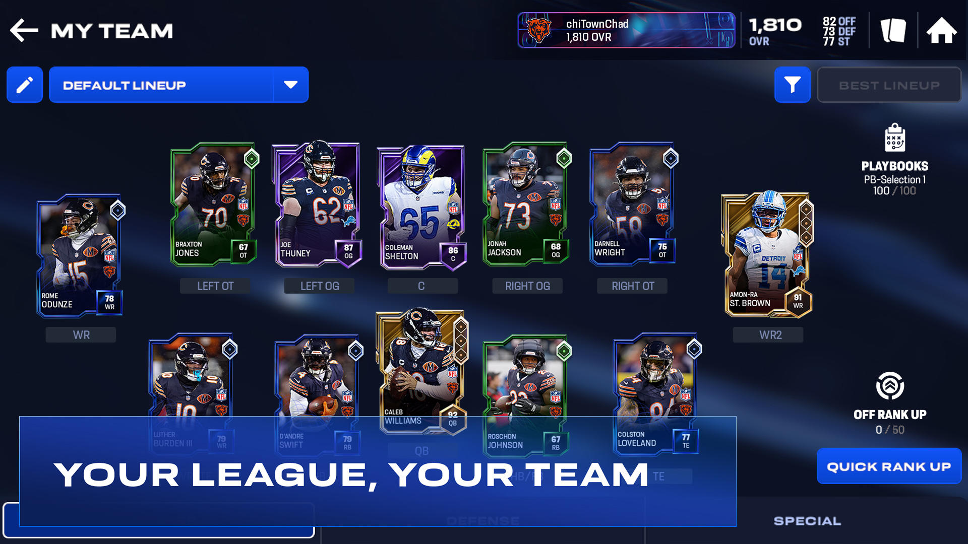 Cuplikan Layar Game Madden NFL 27 Mobile Football