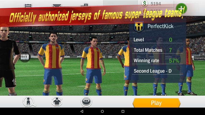 Soccer league Game Screenshot