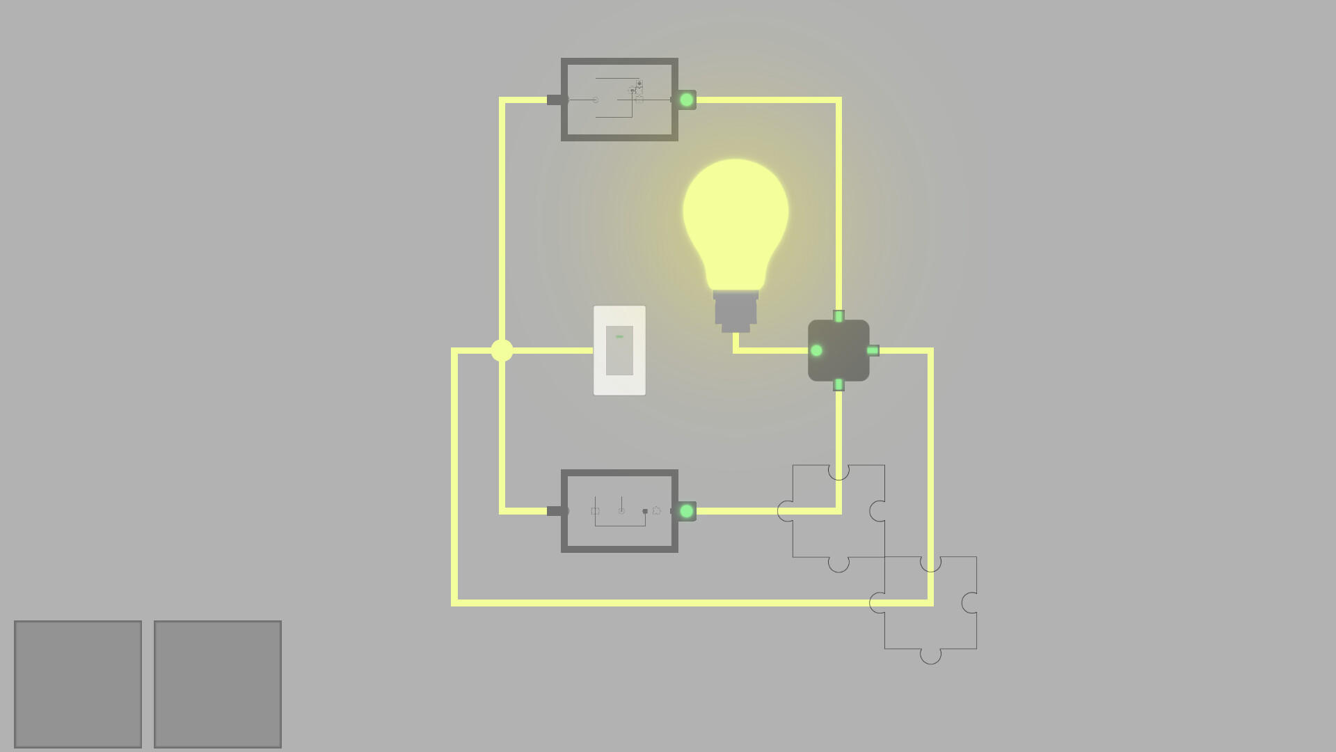 Turn on the light - Jigsaw Game Screenshot
