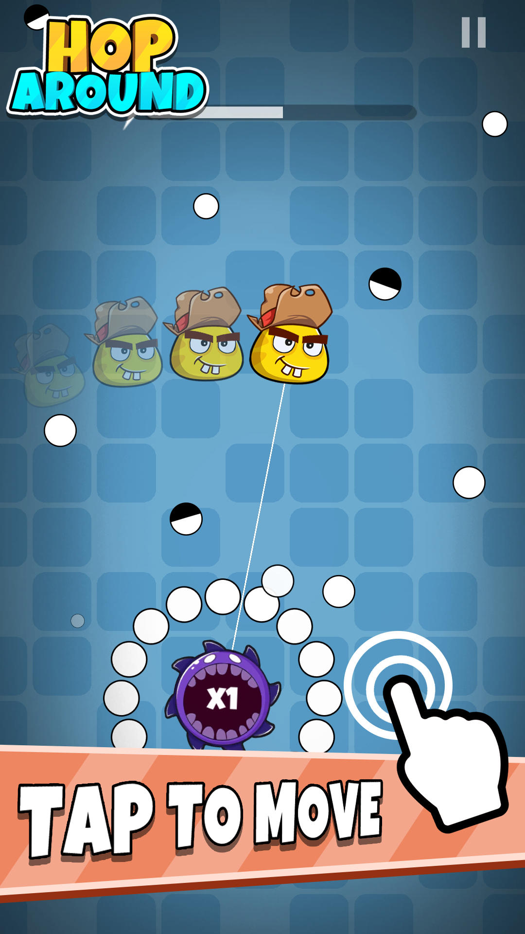 Hop Around screenshot game