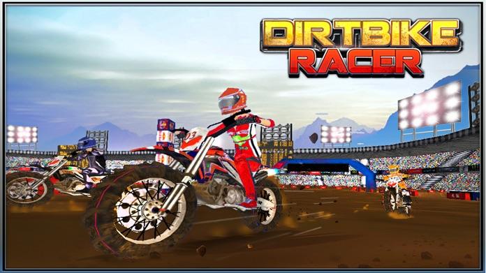 Dirt Bike Motorcycle Race Game Screenshot