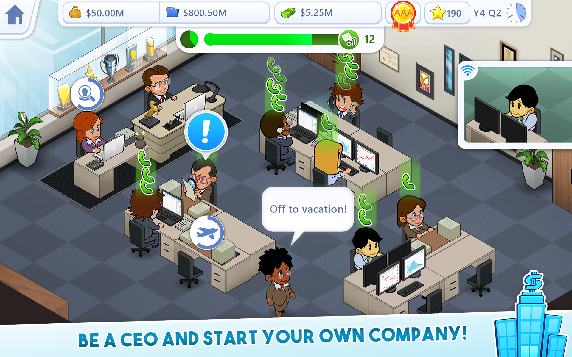 World of Finance Game Screenshot