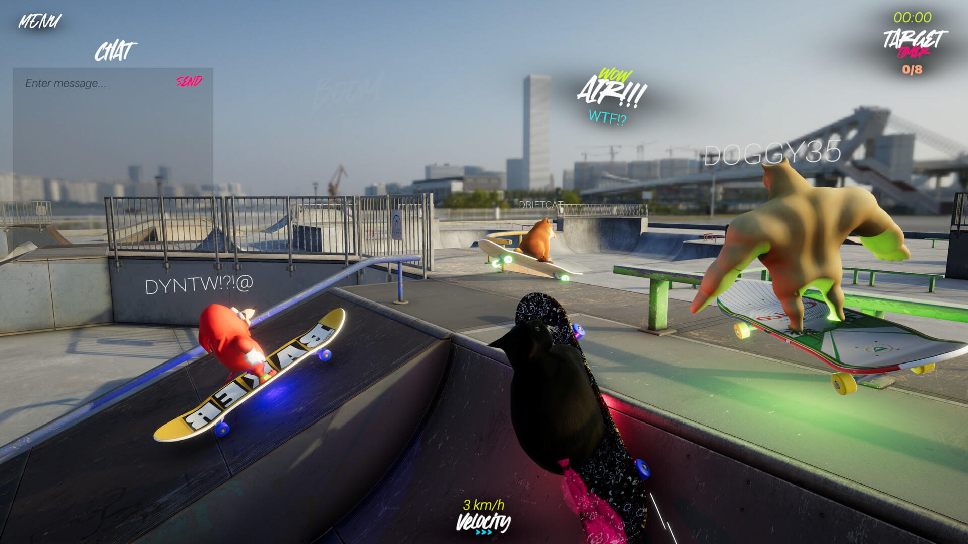Screenshot 1 of Skateboard Drifting Simulator with Maxwell Cat: The Game 