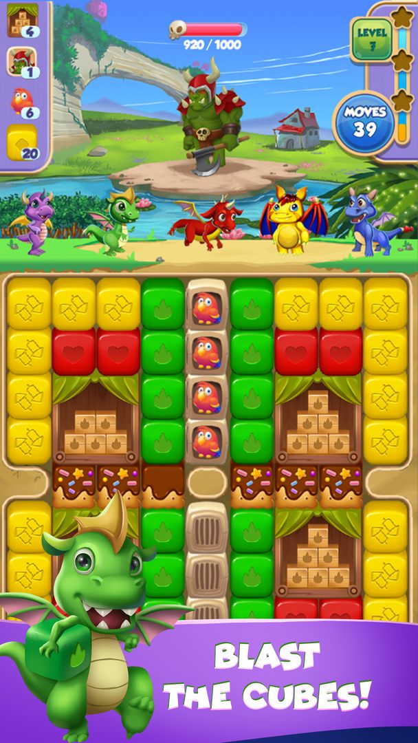Wonder Dragons Blast screenshot game